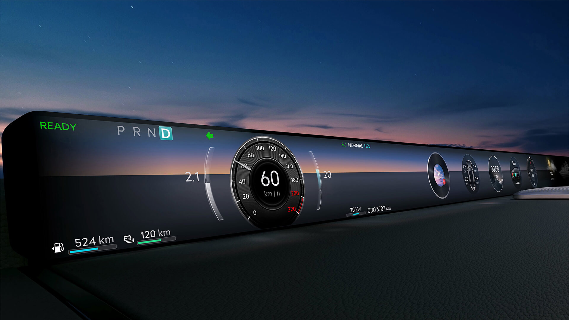 35.4-inch Horizon Display